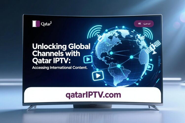 A diverse range of international TV channels displayed on a modern smart TV screen.